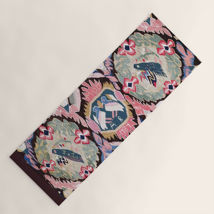 Agedyna Skåne Swedish  Antique Carriage Cushion Print Yoga Mat Gallery Image 1