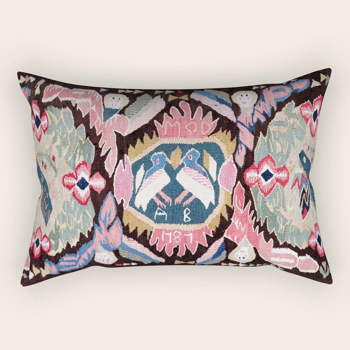 Agedyna Skåne Swedish  Antique Carriage Cushion Print Rectangular Pillow Gallery Image 1