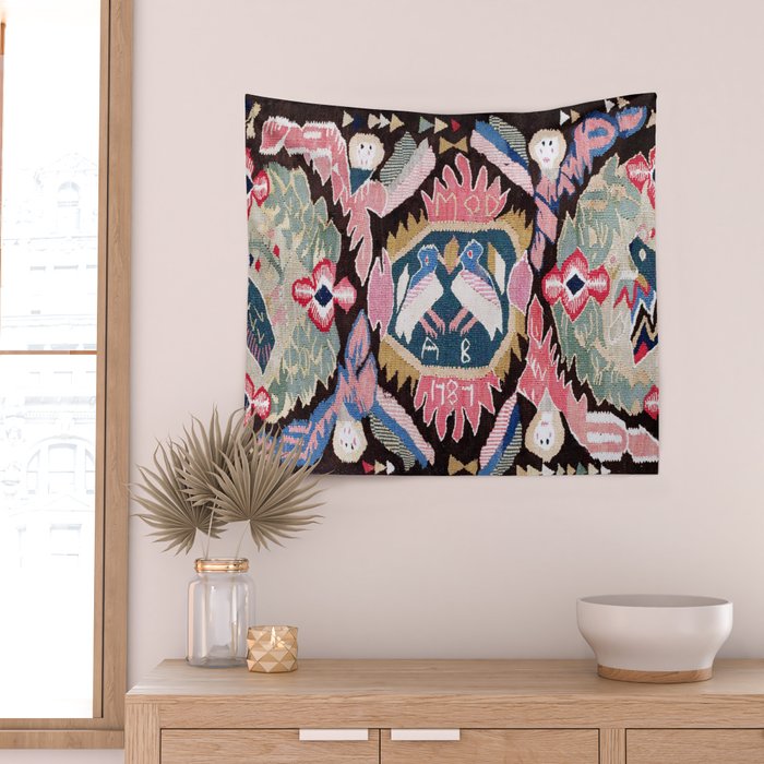 Agedyna Skåne Swedish  Antique Carriage Cushion Print Wall Tapestry Gallery Image 2