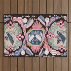 Agedyna Skåne Swedish  Antique Carriage Cushion Print Outdoor Rug Gallery Image 1