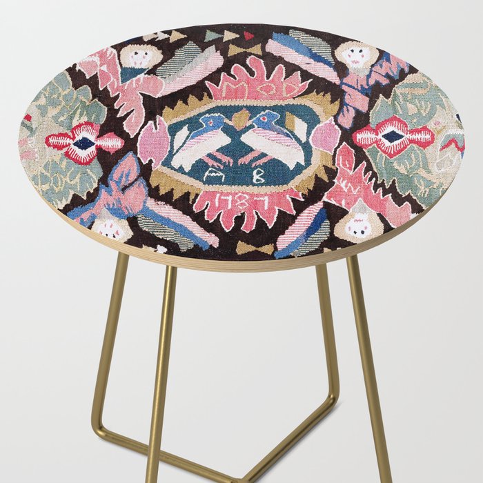 Agedyna Skåne Swedish  Antique Carriage Cushion Print Side Table Gallery Image 2