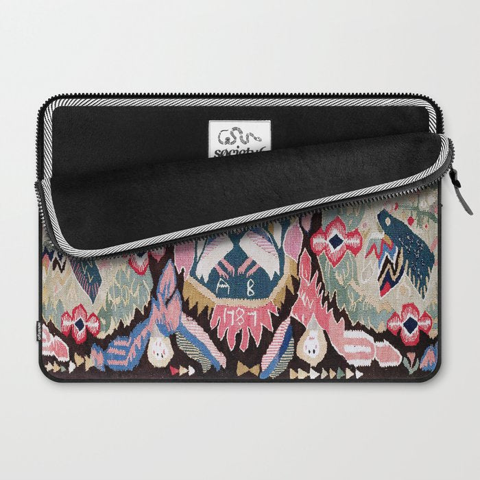 Agedyna Skåne Swedish  Antique Carriage Cushion Print Laptop Sleeve Gallery Image 2