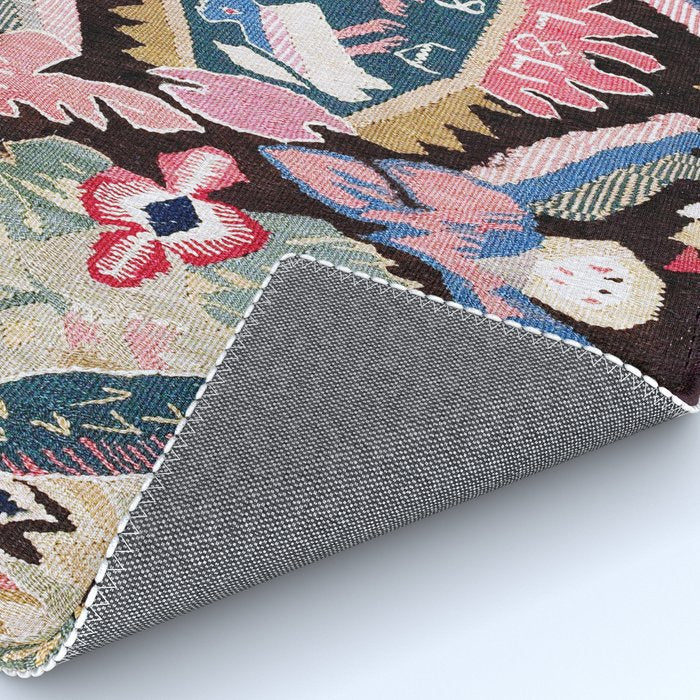 Agedyna Skåne Swedish  Antique Carriage Cushion Print Rug Gallery Image 4