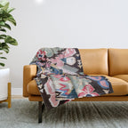 Agedyna Skåne Swedish  Antique Carriage Cushion Print Throw Blanket Gallery Image 1