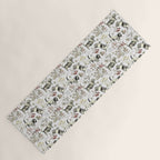 BASSET HOUNDS and MAGICAL MUSCHROOMS  Yoga Mat Gallery Image 1