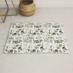 BASSET HOUNDS and MAGICAL MUSCHROOMS  Rug Gallery Image 1