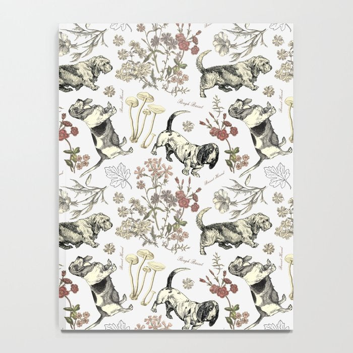 BASSET HOUNDS and MAGICAL MUSCHROOMS  Notebook Gallery Image 4