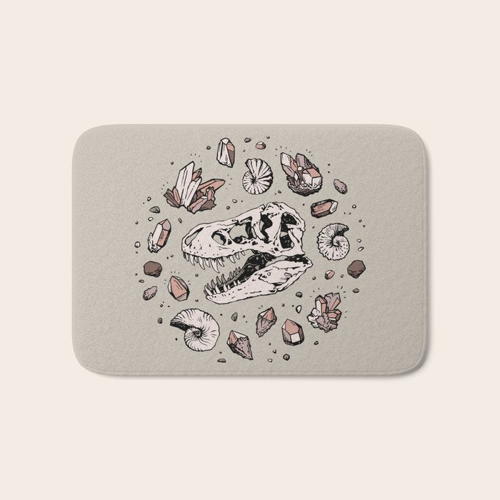 Geo-rex Vortex | Rose Quartz Bath Mat Gallery Image 1