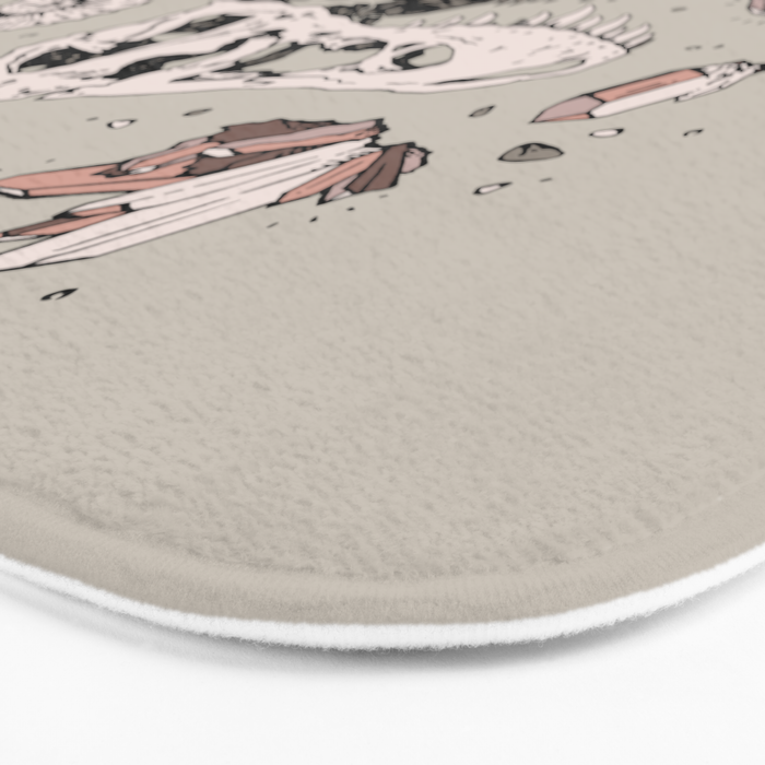 Geo-rex Vortex | Rose Quartz Bath Mat Gallery Image 3