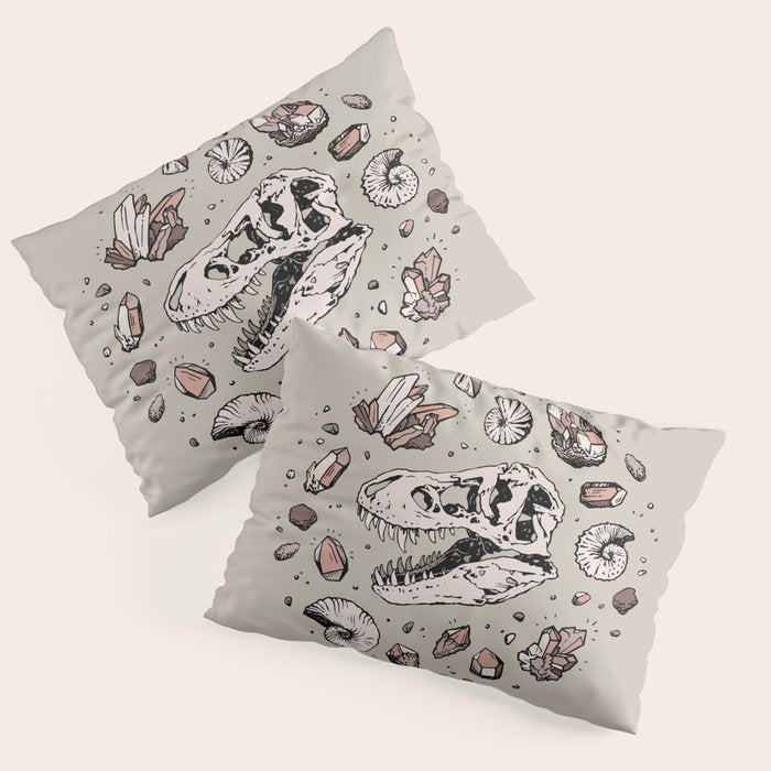 Geo-rex Vortex | Rose Quartz Pillow Sham Gallery Image 3