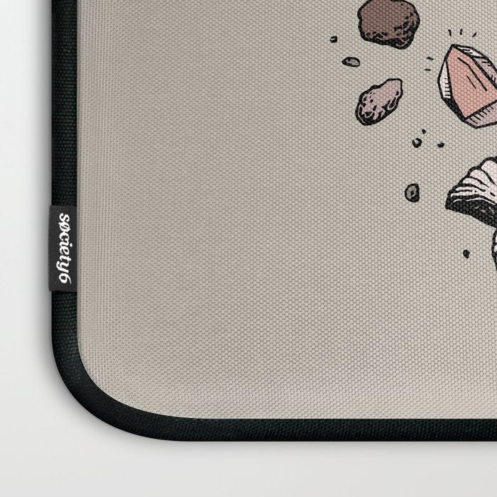 Geo-rex Vortex | Rose Quartz Laptop Sleeve Gallery Image 3