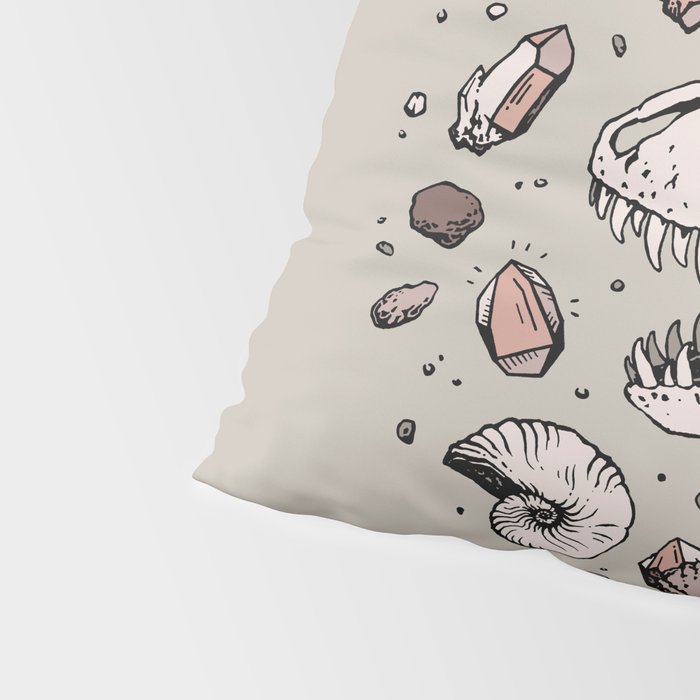 Geo-rex Vortex | Rose Quartz Pillow Sham Gallery Image 4