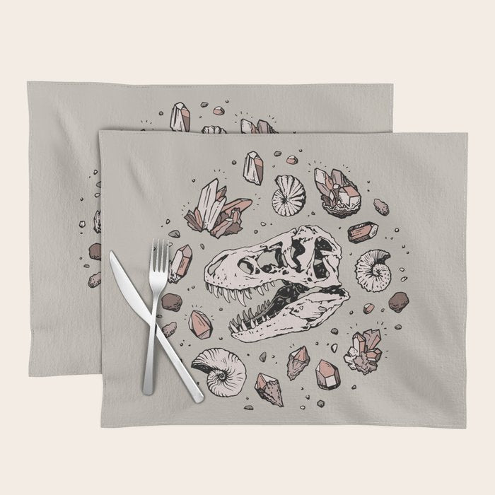 Geo-rex Vortex | Rose Quartz Placemat Gallery Image 1
