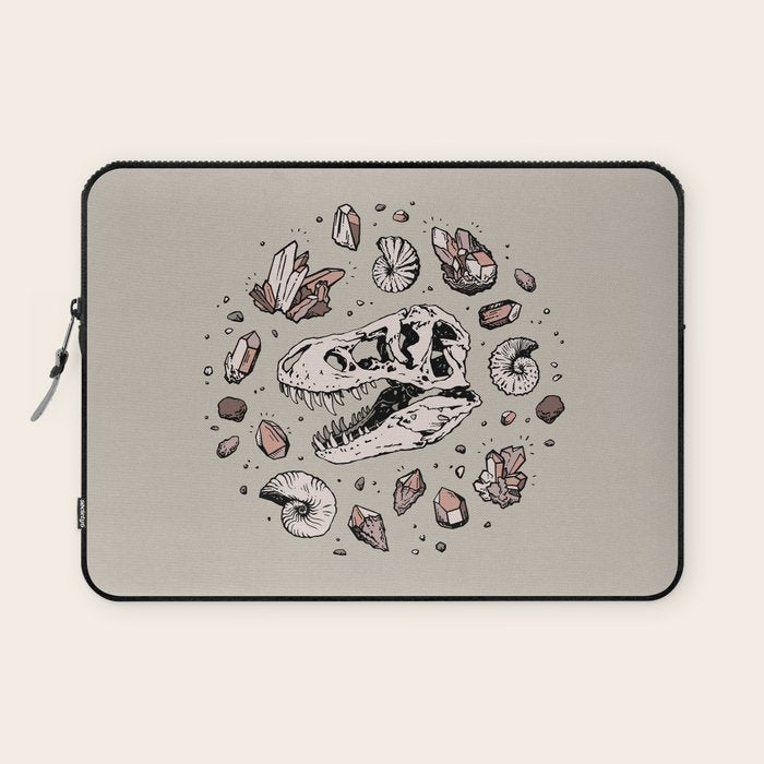 Geo-rex Vortex | Rose Quartz Laptop Sleeve Gallery Image 1