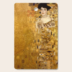 Woman in Gold Portrait by Gustav Klimt Cutting Board Gallery Image 1