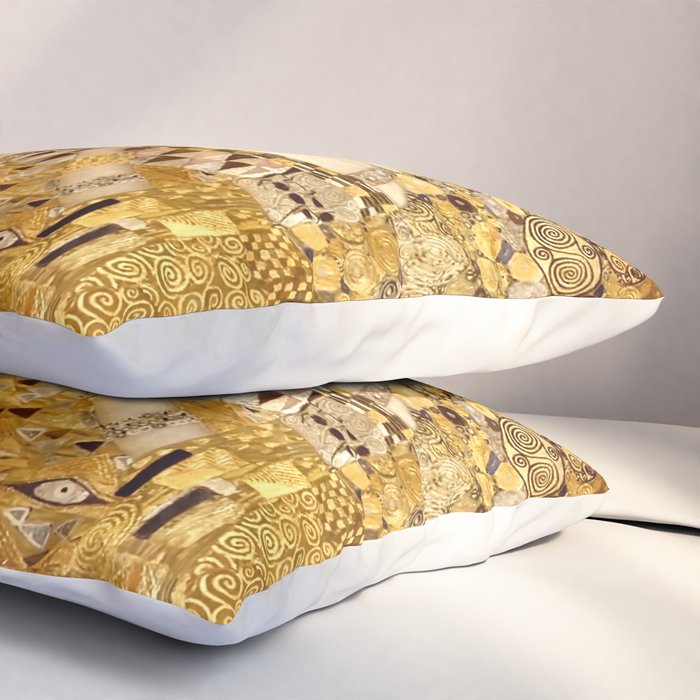 Woman in Gold Portrait by Gustav Klimt Pillow Sham Gallery Image 3