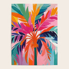 Colorful Tropical Palm Tree  Poster Gallery Image 4
