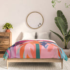 Colorful Tropical Palm Tree  Comforter Gallery Image 3