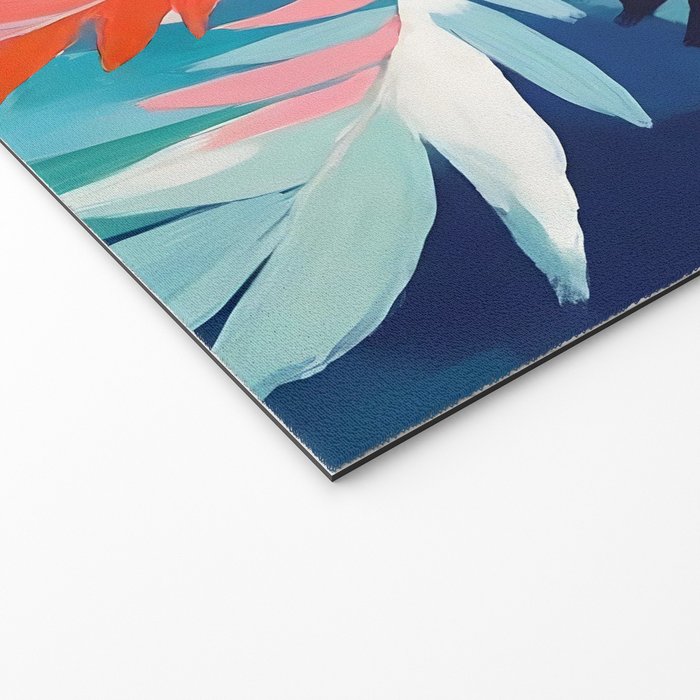 Colorful Tropical Palm Tree  Welcome Mat Gallery Image 2