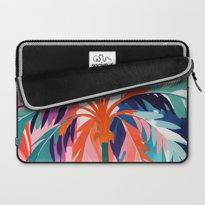 Colorful Tropical Palm Tree  Laptop Sleeve Gallery Image 2