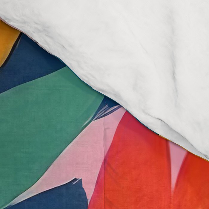Colorful Tropical Palm Tree  Comforter Gallery Image 4
