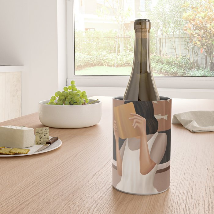 Losing Myself in a Book Wine Chiller Gallery Image 4