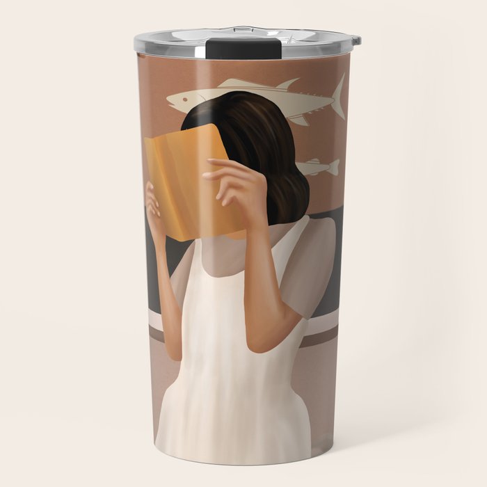 Losing Myself in a Book Travel Mug Gallery Image 1