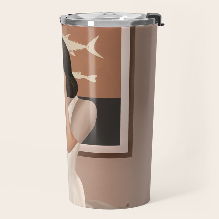 Losing Myself in a Book Travel Mug Gallery Image 2