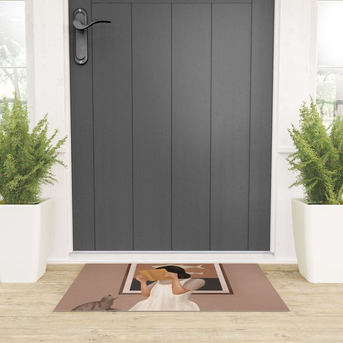 Losing Myself in a Book Welcome Mat Gallery Image 3