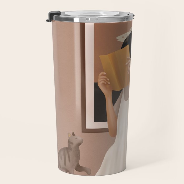 Losing Myself in a Book Travel Mug Gallery Image 3