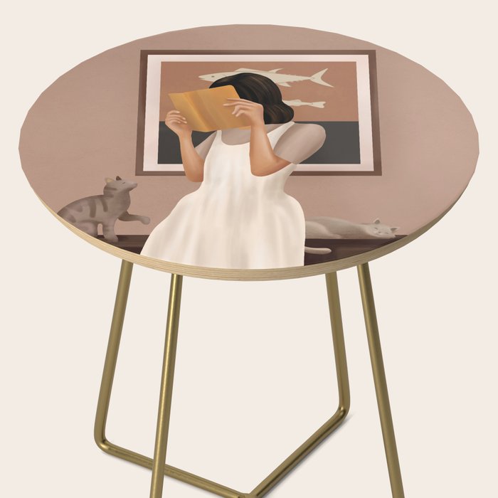 Losing Myself in a Book Side Table Gallery Image 2