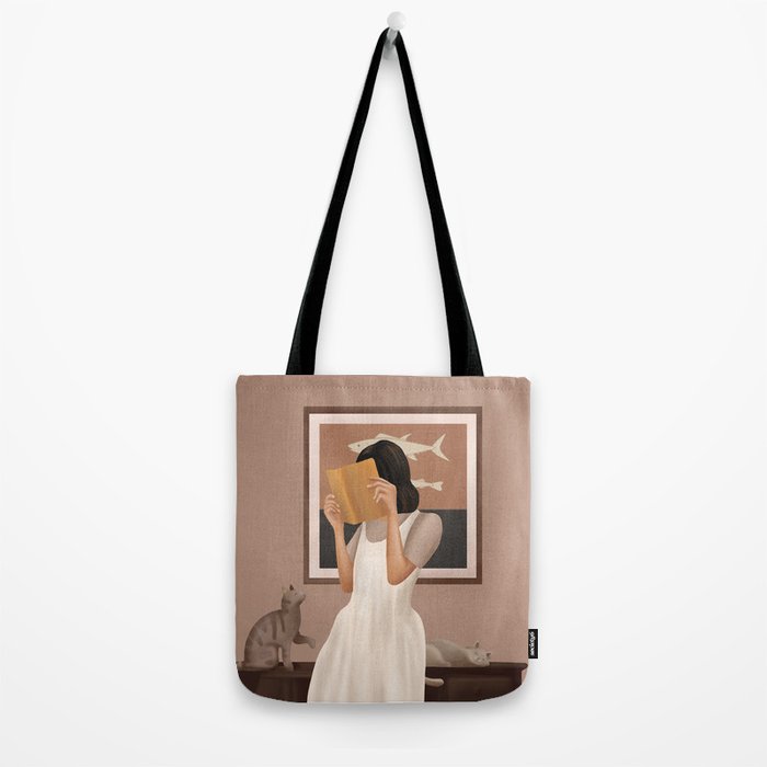 Losing Myself in a Book Tote Bag Gallery Image 2