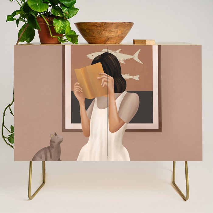 Losing Myself in a Book Credenza Gallery Image 1