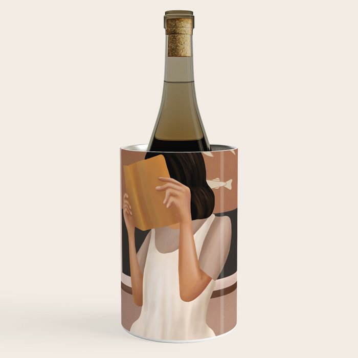 Losing Myself in a Book Wine Chiller Gallery Image 1