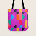 Colorful Geometric Shapes Tote Bag Gallery Image 1
