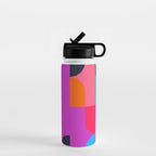 Colorful Geometric Shapes Water Bottle Gallery Image 1