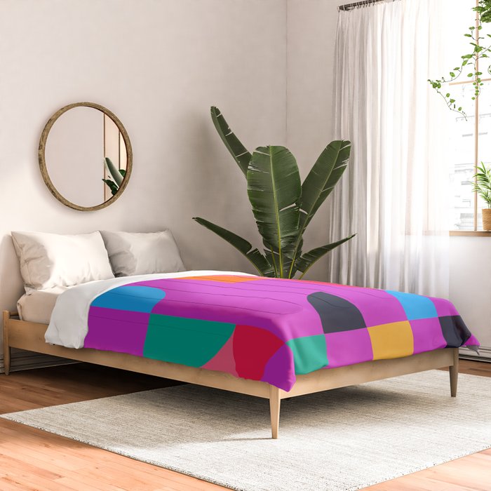 Colorful Geometric Shapes Comforter Gallery Image 2