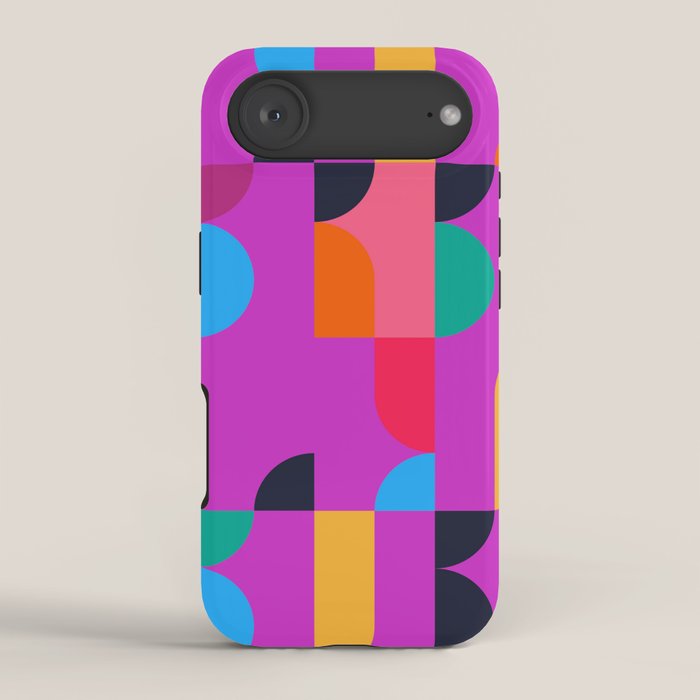 Colorful Geometric Shapes iPhone Case Gallery Image 2