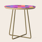 Colorful Geometric Shapes Side Table Gallery Image 1