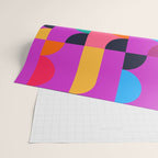 Colorful Geometric Shapes Wrapping Paper Gallery Image 2