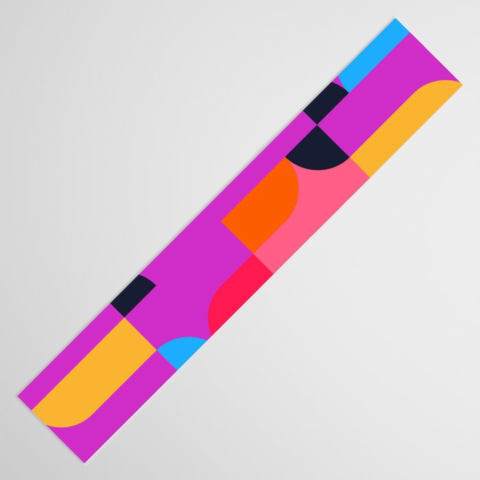 Colorful Geometric Shapes Table Runner Gallery Image 3