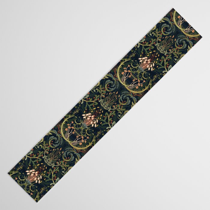 Woodland moss dark Table Runner Gallery Image 3