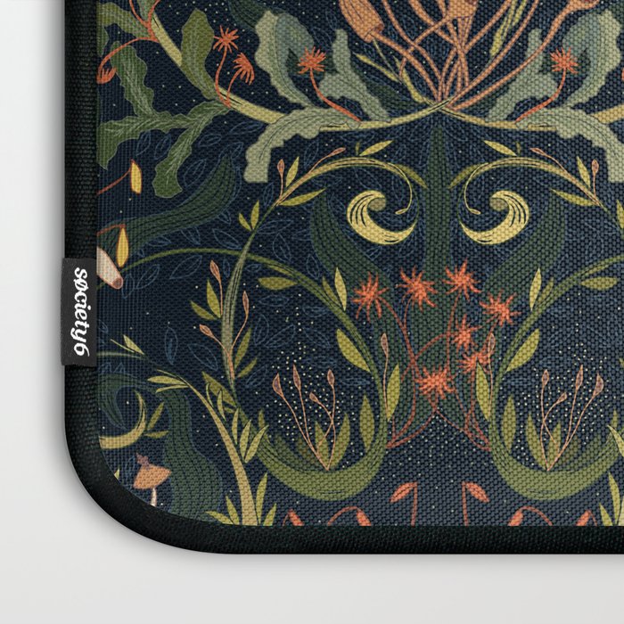 Woodland moss dark Laptop Sleeve Gallery Image 3