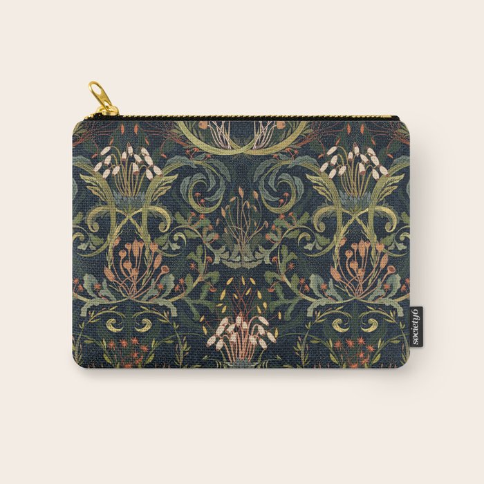 Woodland moss dark Carry All Pouch Gallery Image 1