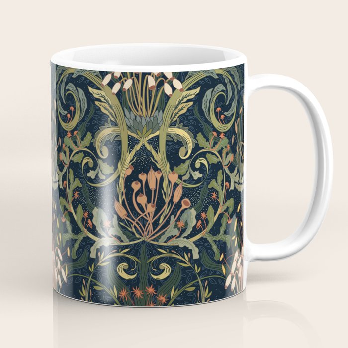 Woodland moss dark Coffee Mug Gallery Image 1
