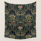 Woodland moss dark Wall Tapestry Gallery Image 4