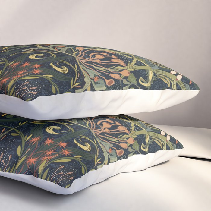 Woodland moss dark Pillow Sham Gallery Image 3