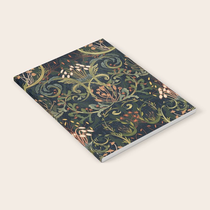 Woodland moss dark Notebook Gallery Image 2