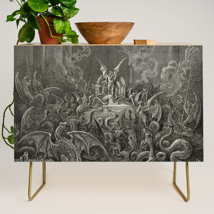 Gustave Doré - The lost paradise Credenza Gallery Image 1