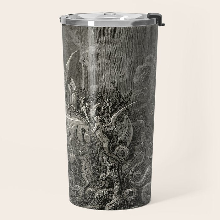 Gustave Doré - The lost paradise Travel Mug Gallery Image 2